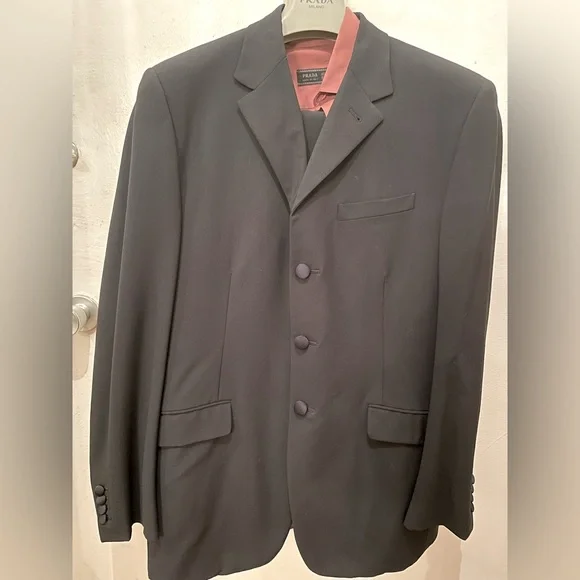 Men’s PRADA tuxedo in midnight blue (pants and jacket)